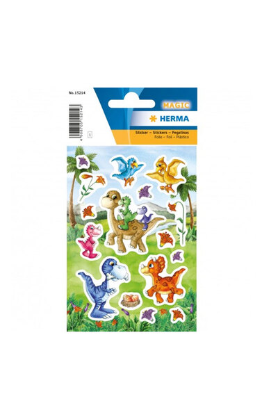 Herma Megıc Tags Dino Kids Foil