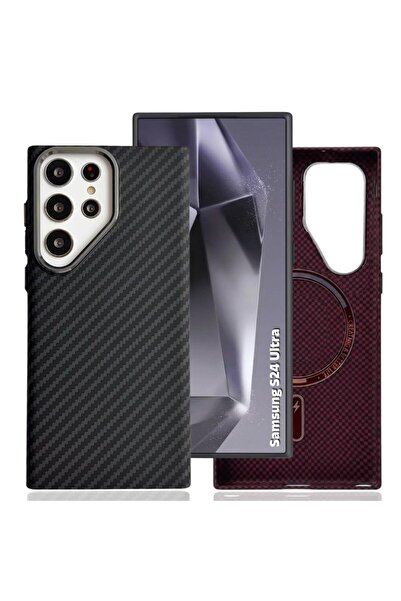 CROWNYX Magnetic Case for Samsung Galaxy S24 Ultra|Slim Shockproof Hybrid Pro...