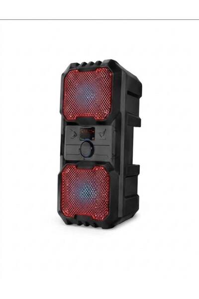 Lino مكبر صوت محمول بزوج سماعات وإضاءة LED حمراء ديناميكية