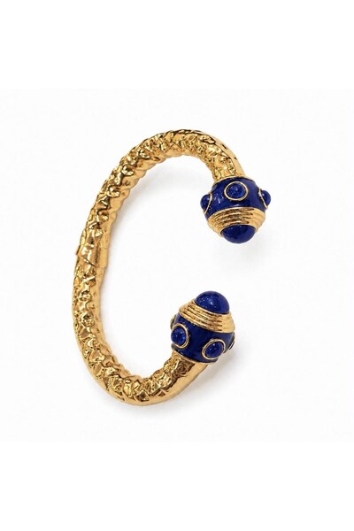 neslyaccessories 22k Altın Kaplama Doğal Taşlı El Yapımı Bilezik