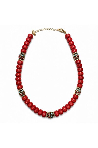 neslyaccessories Handmade natural stone necklace