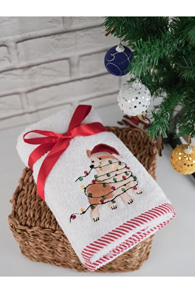 Baveno Cotton 41X71 cm Colorful Embroidered Gift Towel Set