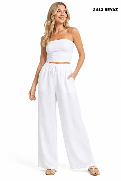 Duss Trousers - White - Long