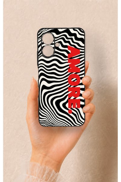 Vip Case حافظة سيليكون متوافقة مع هاتف Tecno Spark Go 2 بنمط Zebra Amore