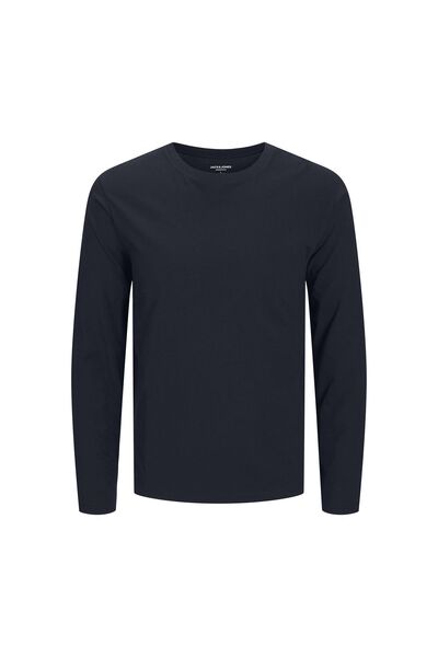 Jack & Jones Bluză cu mânecă lungă pentru bărbați 12279538 Albastru închis