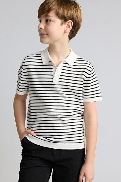 DeFacto Polo T-Shirts - Black - Regular fit