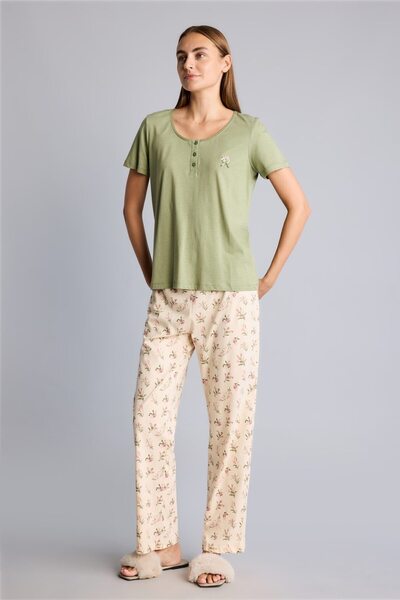 DeFacto Pajama Sets - Khaki - Not specified