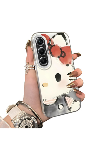 ucuc Tecno Camon 40(Cm5) Compatible Hard Acrylic Back Silicone Edge Lens Prot...