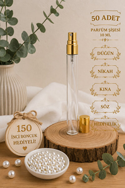 Zarif Souvenirs Cam Parfüm Şişesi Kolonya Şişesi Boş Fısfıs Şişe Her Türlü He...