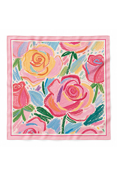 Fullare Roseraie Gül Desenli Bandana