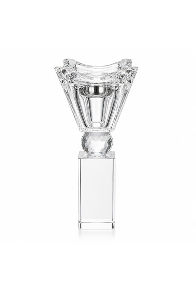 AKDC Clear Crystal Glass Incense Burner – 14×6 cm