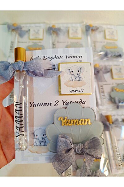 Yakamoz Style Bebek Hediyelik Sprey kolonya magnet çikolata 10 adet