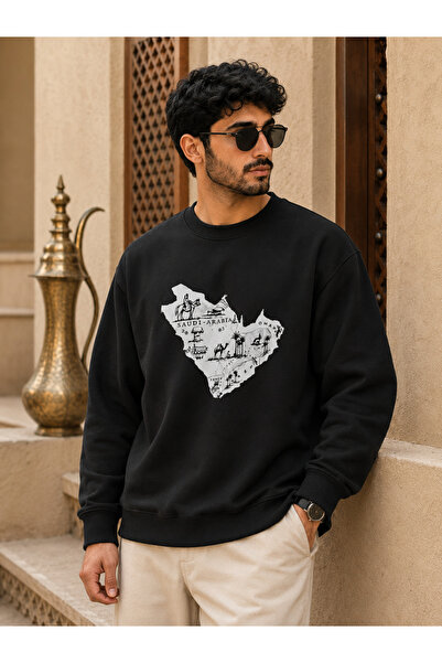 ZAVIXO Sweatshirts - Black - Oversize