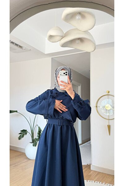 salisburys Modest Trench Coats - Dark blue - Tunic