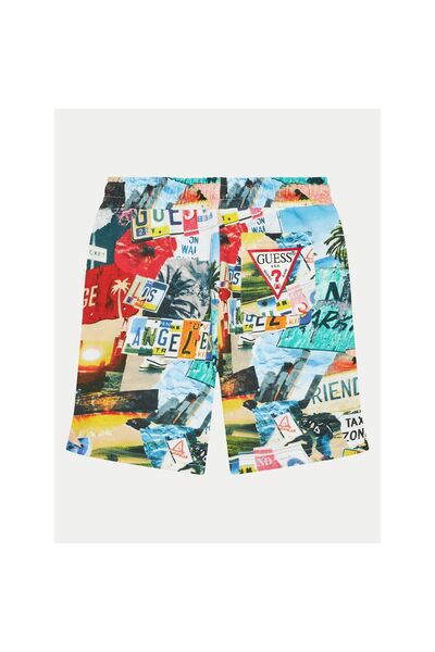 Guess Șorturi sport băieți L4GD11KA6R3 Multicolor