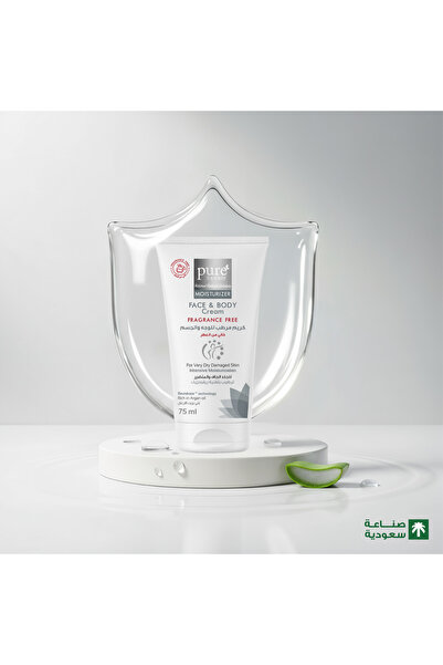 PURE BEAUTY كريم مرطب للوجه والجسم - خالٍ من العطور 75 مل