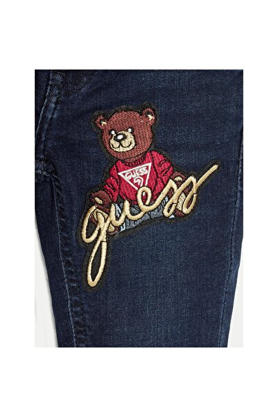 Guess Blugi băieți N4BA06D4CA0 Albastru închis