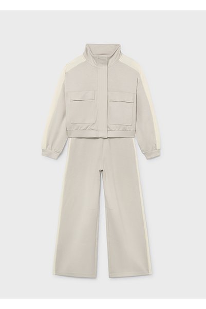 MAYORAL Beige Girls' Tracksuit Set 7860