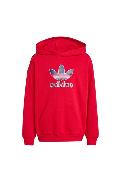 adidas Bluză unisex pentru copii JV8652 Roșu
