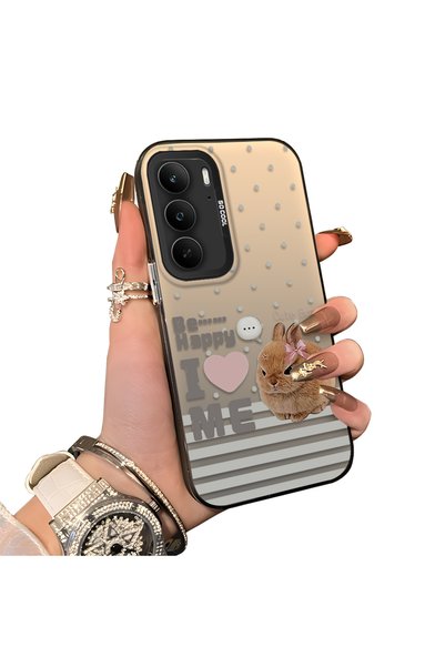 ucuc Realme C75 4g Compatible Hard Acrylic Back Silicone Edge Lens Protection...