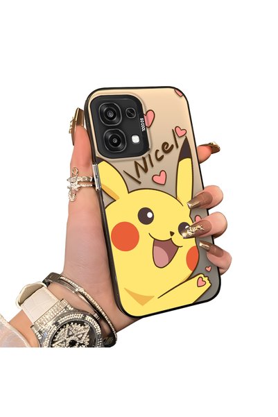 ucuc Oppo F31 Compatible Hard Acrylic Back Silicone Edge Lens Protection Cart...
