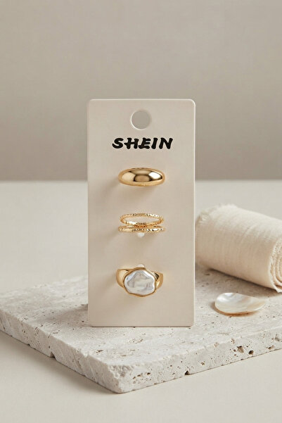 Marsilyan Bijou Rings - Gold-colored - Agate