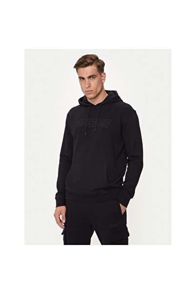 Guess Bluză bărbătească Z4YQ12KAIJ1 Negru