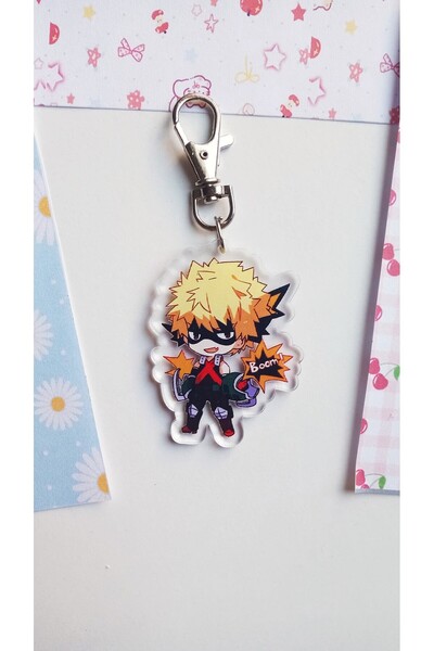 Atölye Moonlit My Hero Academia / Kahramanlık Akademim Akrilik Anahtarlık Çan...