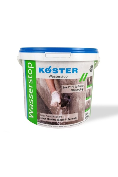 koster waterproofing systems Köster Wasserstop Ani Priz Alan Su Tıkacı 10 Kg
