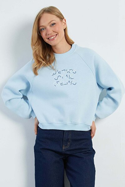 Fulla Moda Sweatshirts - Blue - Casual