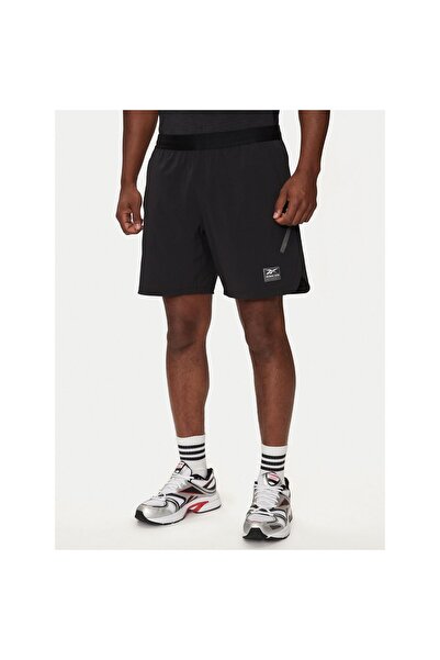Reebok Pantaloni scurți de sport - Negru - Talie normală