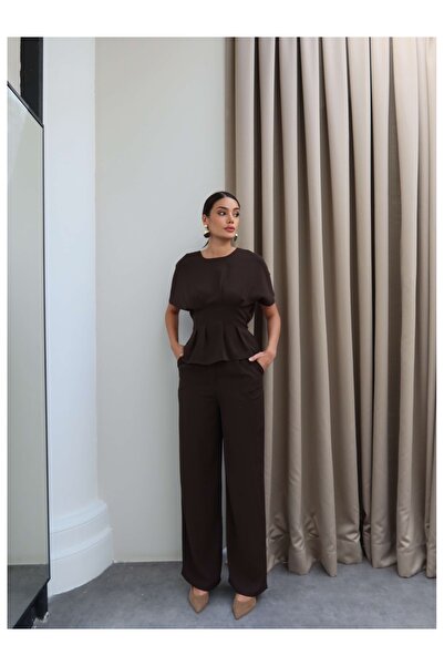 ESRAHELVACI Two Piece Sets - Brown - Long