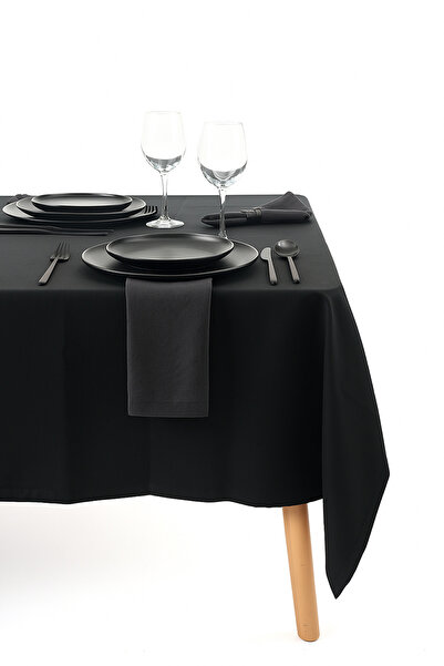 Deco Center Siyah Masa Örtüsü - 150 x 250 Cm