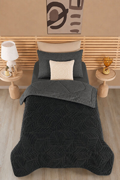 Isessia Niora Single Double-Sided Jacquard Quilt Set |   Pillowcase Included ...