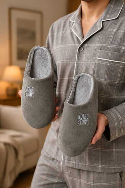 Slipcat Home Slippers - Gray - Homewear