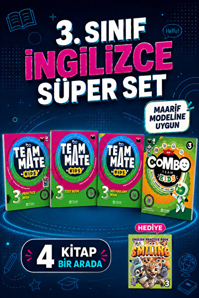 TEAM ELT PUBLISHING 3.Sınıf Team Mate Practice Book + Vocabulary Book + Test ...