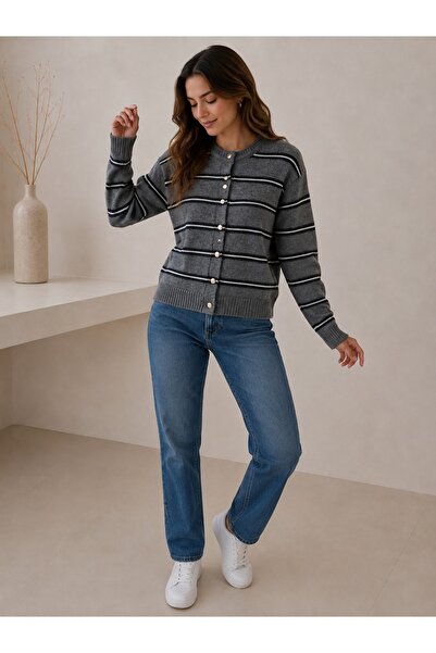AlvaLuna Cardigans - Gray - Regular fit