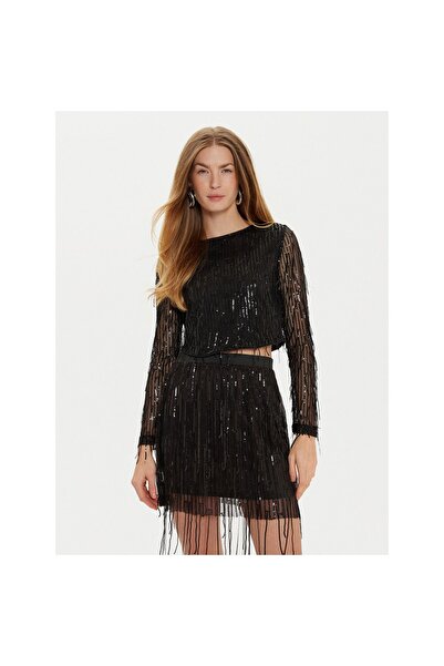 ONLY Bluză de damă 15331803 Negru