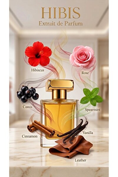 DOA KOZMETİK HIBIS Extrait de Parfüm 50ml - Kalıcı ve Etkileyici Unisex Niş P...