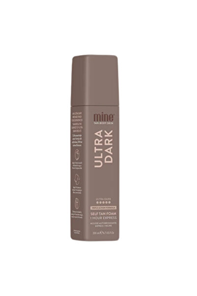 MINETAN Spumă autobronzantă ultra închisă la culoare 200ml