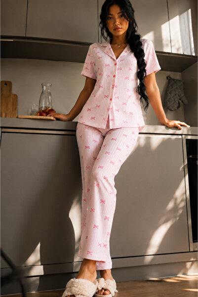 FİT WOMEN Pajama Sets - Pink - Long