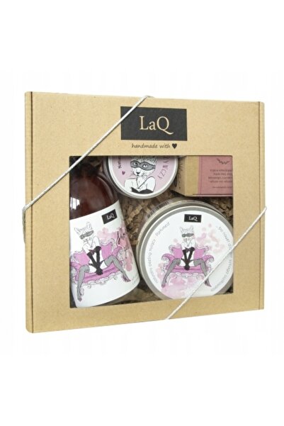 LAQ SET: Peony Cat 4 - gel 500ml + mousse + unt + peeling / 6612