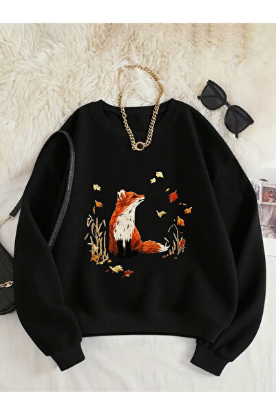 uyguntarz Sweatshirts - Black - Casual