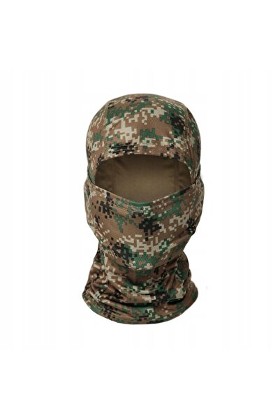 ITIMPORT Cagulă tactică militară termoactivă ASG cu 1 orificiu, verde MOSA