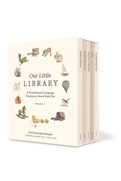 GENERAL Our Little Library: A Foundational Language Vocabulary Board Book Set...