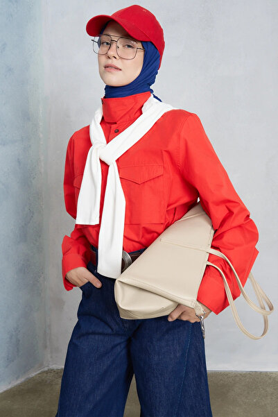 Madame Polo Modest Shawl - Dark blue