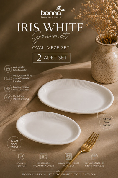 Bonnami Plate - White - 2