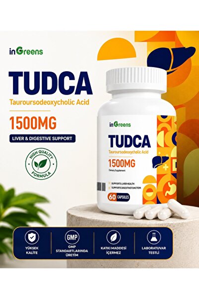 inGreens TUDCA High Pure Tauroursodeoxycholic Salts Liver Cleanse Detox and R...