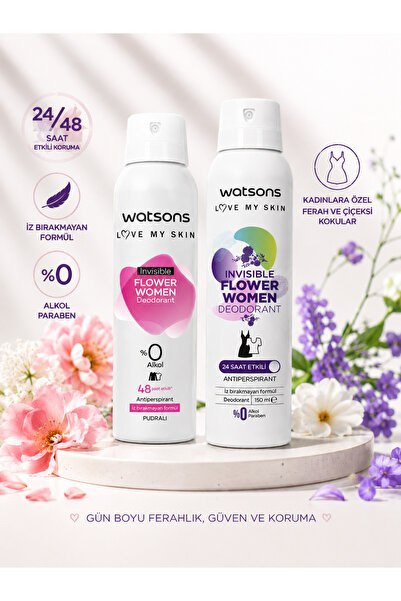 Watsons Deodorant 2x 150ml