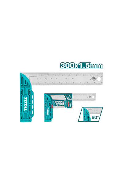 TOTAL Echer din Oțel Inoxidabil - 300mm | Precizie și Durabilitate Profesională